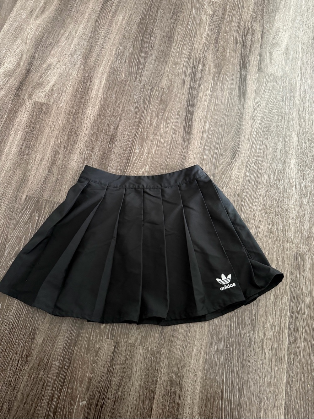adidas Black Pleated Skater Skirt